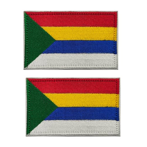 Bestickte Aufnäher mit Drusen-Flagge, taktisches Kampfarmband, Abzeichen mit Klettverschluss auf der Rückseite, 2 Stück, 8,9 x 5,9 cm Bestickte Aufnäher mit Drusen-Flagge, taktisches Kampfarmband, Abzeichen mit Klettverschluss auf der Rückseite, 2 Stück, 8,9 x 5,9 cm von ODSP