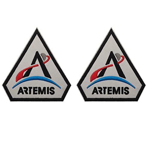 Nasa's Artemis 1 Mond Rakete Weltraum-Erkundung Mission bestickte Applikation Patches lustige bestickte Applikation Patches Taktische Militärische Moral Kampf Armband Abzeichen von ODSP