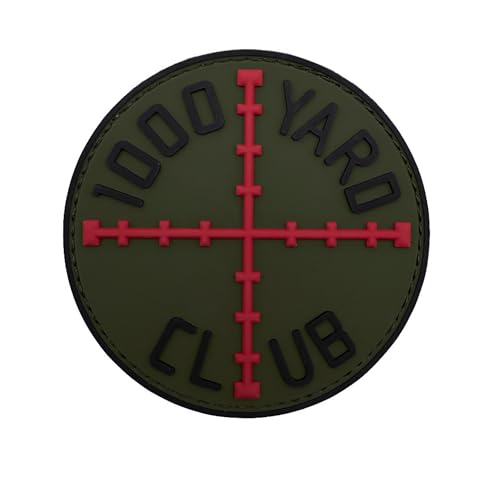 1000 Yard Club PVC Tactical Moral Patches Sniper Military Outdoor Rucksack Armband Badges 8cm 1000 Yard Club PVC Tactical Moral Patches Sniper Military Outdoor Rucksack Armband Badges 8cm von ODSS
