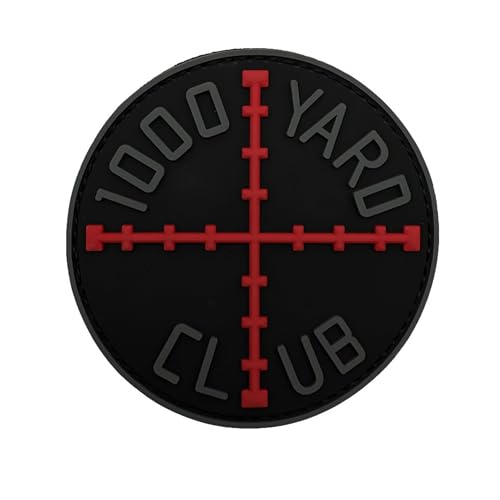 1000 Yard Club PVC Tactical Moral Patches Sniper Military Outdoor Rucksack Armband Badges 8cm 1000 Yard Club PVC Tactical Moral Patches Sniper Military Outdoor Rucksack Armband Badges 8cm von ODSS
