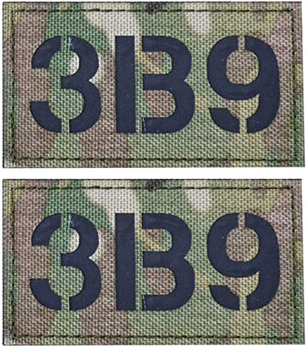2er-Pack Infrarot-IR-Rufzeichen Reflektierender Aufnäher, 3B9 anpassbares personalisiertes Emblem Militärische taktische Aufnäher Armbandabzeichen für Bekleidungs zubehör rucksack von ODSS