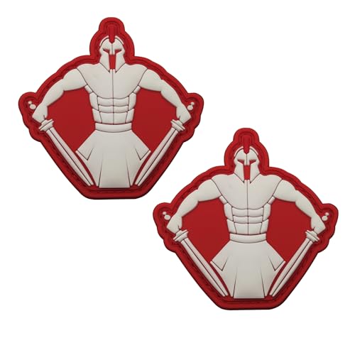 3D PVC Spartan Warrior Patches, Glow in Dark, Luminous Patch Appliques Outdoor Backpack Badges, 3.15 x 3.15 Inch, Red 3D PVC Spartan Warrior Patches, Glow in Dark, Luminous Patch Appliques Outdoor Backpack Badges, 3.15 x 3.15 Inch, Red von ODSS