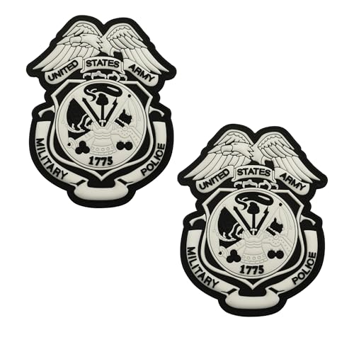 Aufnäher, Motiv: US-Armee, Militär, Polizei, PVC, dekorative Applikationen, Emblem, Abzeichen, Reparaturflicken für Kleidung, Rucksäcke, Hüte, Jeans, Taschen, leuchtet im Dunkeln, 9,5 x 8,9 cm, 2 Aufnäher, Motiv: US-Armee, Militär, Polizei, PVC, dekorative Applikationen, Emblem, Abzeichen, Reparaturflicken für Kleidung, Rucksäcke, Hüte, Jeans, Taschen, leuchtet im Dunkeln, 9,5 x 8,9 cm, 2 von ODSS