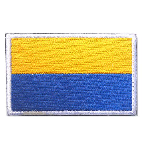 Aufnäher mit Ukraine-Flagge, bestickt, zum Aufbügeln, Aufnähen, Emblem, taktisch, militärisch, lustig, Aufnäher mit Verschluss, Klettverschluss Aufnäher mit Ukraine-Flagge, bestickt, zum Aufbügeln, Aufnähen, Emblem, taktisch, militärisch, lustig, Aufnäher mit Verschluss, Klettverschluss von ODSS