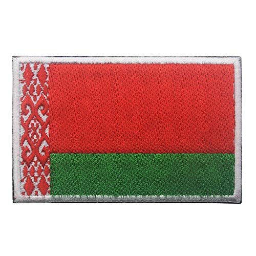 Aufnäher mit Weißrussland-Flagge, bestickt, zum Aufbügeln, Aufnähen, Emblem, taktisch, Militär, Moral, lustige Aufnäher, Applikationen mit Verschluss, Klettverschluss Aufnäher mit Weißrussland-Flagge, bestickt, zum Aufbügeln, Aufnähen, Emblem, taktisch, Militär, Moral, lustige Aufnäher, Applikationen mit Verschluss, Klettverschluss von ODSS