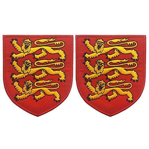 Aufnäher mit britischem Wappen des britischen Löwenschilds zum Aufbügeln oder Aufnähen, für Kleidung, Rucksack, Armband, Hüte, Jeans, Jacken, Mäntel Aufnäher mit britischem Wappen des britischen Löwenschilds zum Aufbügeln oder Aufnähen, für Kleidung, Rucksack, Armband, Hüte, Jeans, Jacken, Mäntel von ODSS