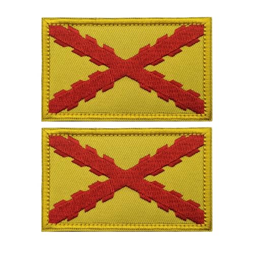 Aufnäher mit spanischer Flagge, bestickte Applikation, spanische Regionalflagge, Aufnäher, Militär, taktische Embleme, Abzeichen, Applikation für Jacken, Rucksäcke, Uniformen, Bekleidungszubehör Aufnäher mit spanischer Flagge, bestickte Applikation, spanische Regionalflagge, Aufnäher, Militär, taktische Embleme, Abzeichen, Applikation für Jacken, Rucksäcke, Uniformen, Bekleidungszubehör von ODSS