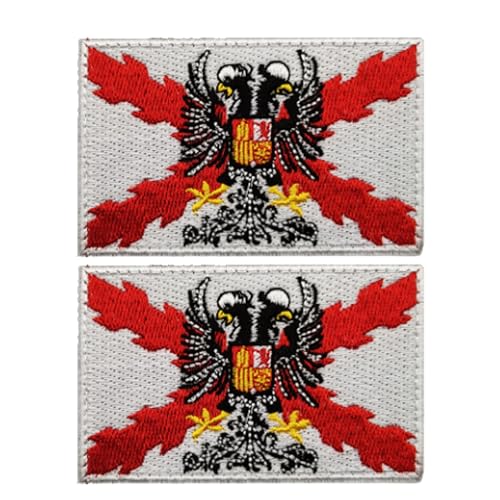 Aufnäher mit spanischer Flagge, bestickte Applikation, spanische Regionalflagge, Aufnäher, Militär, taktische Embleme, Abzeichen, Applikation für Jacken, Rucksäcke, Uniformen, Bekleidungszubehör Aufnäher mit spanischer Flagge, bestickte Applikation, spanische Regionalflagge, Aufnäher, Militär, taktische Embleme, Abzeichen, Applikation für Jacken, Rucksäcke, Uniformen, Bekleidungszubehör von ODSS