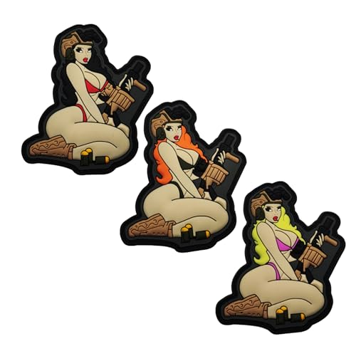 Bikini Beauty PVC Taktische Moral Patches Militär Armband Rucksack Abzeichen 3,35 x 2,95 Zoll 3 Stück Bikini Beauty PVC Taktische Moral Patches Militär Armband Rucksack Abzeichen 3,35 x 2,95 Zoll 3 Stück von ODSS