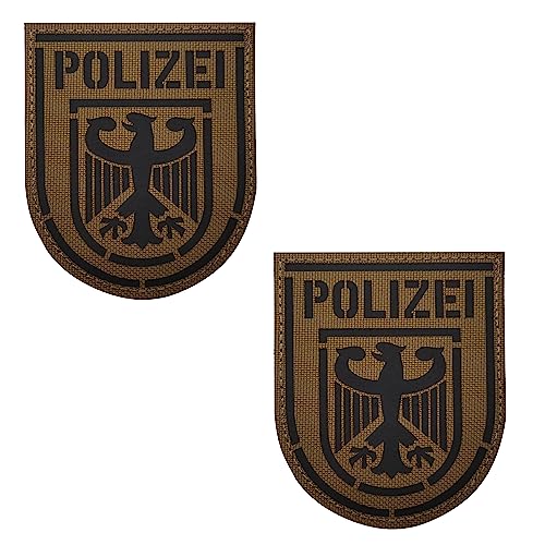 German Polizei Infrarot Reflektierende IR Applikation Patches Deutschland Flagge Adler Applikation Patch Tactical Moral Militär Emblem Abzeichen von ODSS