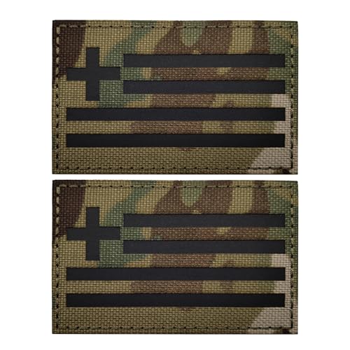 IR Infrarot reflektierende Griechenland-Flagge, griechische Flagge, lasergeschnittene Aufnäher, Applikationen, taktische Moral, Militär-Emblem, Abzeichen für Rucksäcke, Kleidung, Hüte, 8,9 x 5,9 cm, 2 IR Infrarot reflektierende Griechenland-Flagge, griechische Flagge, lasergeschnittene Aufnäher, Applikationen, taktische Moral, Militär-Emblem, Abzeichen für Rucksäcke, Kleidung, Hüte, 8,9 x 5,9 cm, 2 von ODSS