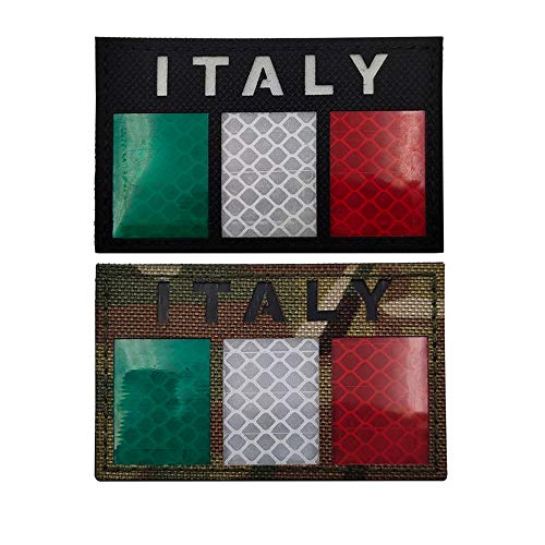 Italien, reflektierend, IR-Flagge, Patch, Militär, Taktik, Moral, Europa, Emblem, Aufnäher, Aufnäher, auf Kleidung, Rucksack, Zubehör Italien, reflektierend, IR-Flagge, Patch, Militär, Taktik, Moral, Europa, Emblem, Aufnäher, Aufnäher, auf Kleidung, Rucksack, Zubehör von ODSS
