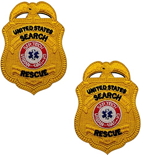 K9 Dog United States Search and Rescue Bestickte Aufnäher Taktische Morale Militär Emblem Verschlüsse Rückseite Abzeichen Applikationen von ODSS