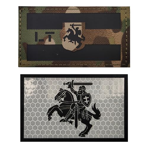 Litauische Flagge, IR-Infrarot-reflektierende Flicken, litauische Flaggen, lasergeschnitten, Klettverschluss, Applikation, Aufkleber, taktische Militärmoral, Kampfarmband, Emblem, Abzeichen Litauische Flagge, IR-Infrarot-reflektierende Flicken, litauische Flaggen, lasergeschnitten, Klettverschluss, Applikation, Aufkleber, taktische Militärmoral, Kampfarmband, Emblem, Abzeichen von ODSS