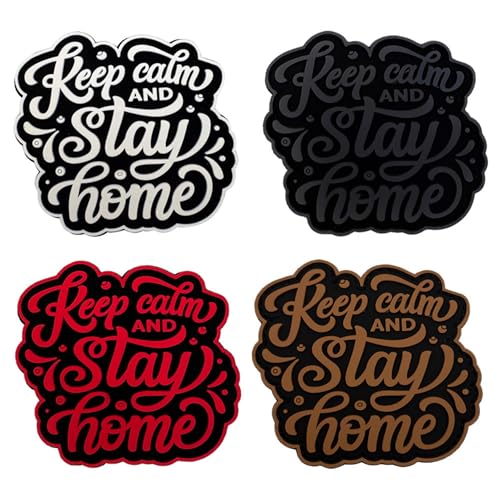 ODSS "Keep Calm and Stay Home"-Patch, PVC, Hakenverschluss, 8,7 x 8,9 cm ODSS "Keep Calm and Stay Home"-Patch, PVC, Hakenverschluss, 8,7 x 8,9 cm von ODSS