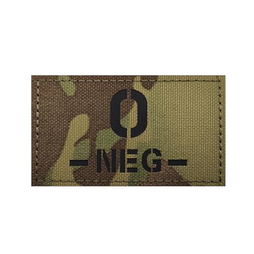 ODSS O Negative Blood Type Patches IR Infrarot Reflective Laser Cut Blood Type O - Neg Appliques, Tactical Military Moral Badges Fastener Hook and Loop Backing ODSS O Negative Blood Type Patches IR Infrarot Reflective Laser Cut Blood Type O - Neg Appliques, Tactical Military Moral Badges Fastener Hook and Loop Backing von ODSS