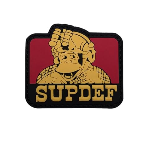 ODSS Tactical Gorilla PVC Moral Patch Hakenverschlüsse Rückseite mit Schlaufenmuster 7 x 6,5 cm schwarz und rot ODSS Tactical Gorilla PVC Moral Patch Hakenverschlüsse Rückseite mit Schlaufenmuster 7 x 6,5 cm schwarz und rot von ODSS
