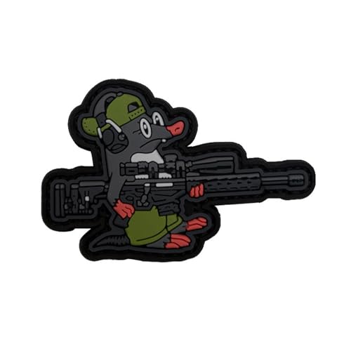 ODSS Taktische Maus PVC Moral Patch Militär Haken Rückseite Abzeichen 8 x 5,5 cm ODSS Taktische Maus PVC Moral Patch Militär Haken Rückseite Abzeichen 8 x 5,5 cm von ODSS