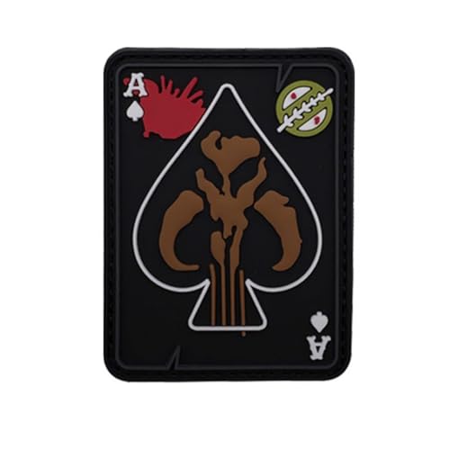 Spade A Mammoth PVC Moral Patches Outdoor Rucksack Armband Badges 6 x 8 cm Schwarz und Braun Spade A Mammoth PVC Moral Patches Outdoor Rucksack Armband Badges 6 x 8 cm Schwarz und Braun von ODSS