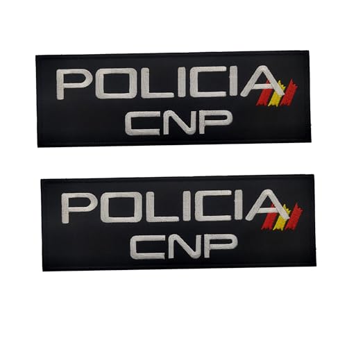 Spanische Polizei Taktische Patches Set, Taktische Moral Embleme Abzeichen Set Gestickte Patches Dekorative Applikationen für Jacken Rucksäcke Uniformen Kleidung, 10 x 3 cm Spanische Polizei Taktische Patches Set, Taktische Moral Embleme Abzeichen Set Gestickte Patches Dekorative Applikationen für Jacken Rucksäcke Uniformen Kleidung, 10 x 3 cm von ODSS
