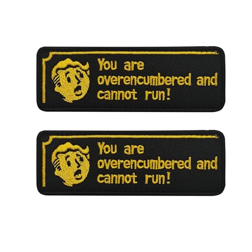 Taktische Gaming-Aufnäher, bestickt, Applikationen, überlastetes Design, dekorative Applikation für Kleidung, Jeans, Jacken, Rucksäcke, Hüte, Hemden, 9,5 x 3,5 cm, Schwarz und Gelb, 2 Stück Taktische Gaming-Aufnäher, bestickt, Applikationen, überlastetes Design, dekorative Applikation für Kleidung, Jeans, Jacken, Rucksäcke, Hüte, Hemden, 9,5 x 3,5 cm, Schwarz und Gelb, 2 Stück von ODSS
