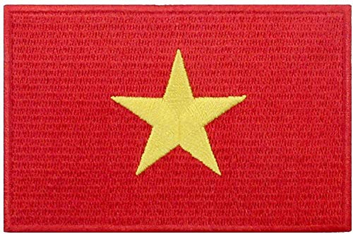 Vietnamesische Flagge, bestickt, Applikation, zum Aufbügeln, National-Emblem Vietnamesische Flagge, bestickt, Applikation, zum Aufbügeln, National-Emblem von ODSS
