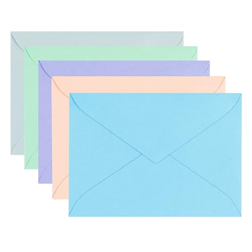 ÖKI Briefumschläge Pastellset | Für Gutscheinkarten, Geldgeschenke, kleine Grußkarten, etc. | Blau, Grün, Pfirsich, Grau, Lila | Briefkuvert/Briefhülle | Größe C7 81 x 114mm | 10 Stück ÖKI Briefumschläge Pastellset | Für Gutscheinkarten, Geldgeschenke, kleine Grußkarten, etc. | Blau, Grün, Pfirsich, Grau, Lila | Briefkuvert/Briefhülle | Größe C7 81 x 114mm | 10 Stück von ÖKI