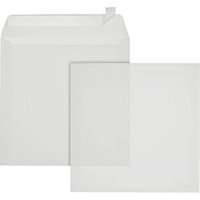 ÖKI Briefumschläge quadratisch ohne Fenster transparent haftklebend 50 St. von ÖKI