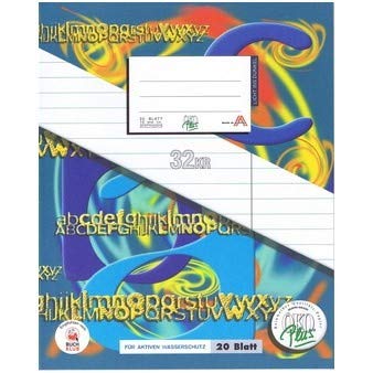 ÖKO Plus Heft quart liniert 20 Blatt mit Korrekturrand von ÖKO Plus