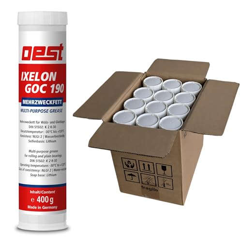 OEST IXELON GOC 190 | Schmierfett 12 x 400 g Kartuschen OEST IXELON GOC 190 | Schmierfett 12 x 400 g Kartuschen von OEST