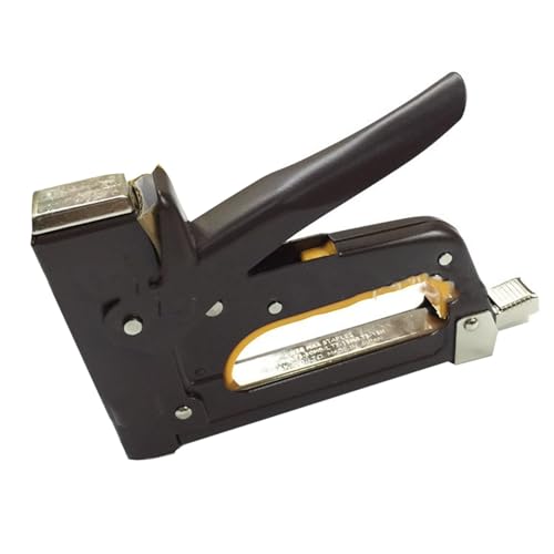 Grundnahrungsmittelpistole, Heavy Duty Stapler, Nagelpistole mit verstellbarer Streikkraft für Polsterung, Holzarbeiten, Rahmungsprojekte Grundnahrungsmittelpistole, Heavy Duty Stapler, Nagelpistole mit verstellbarer Streikkraft für Polsterung, Holzarbeiten, Rahmungsprojekte von OFFAXE