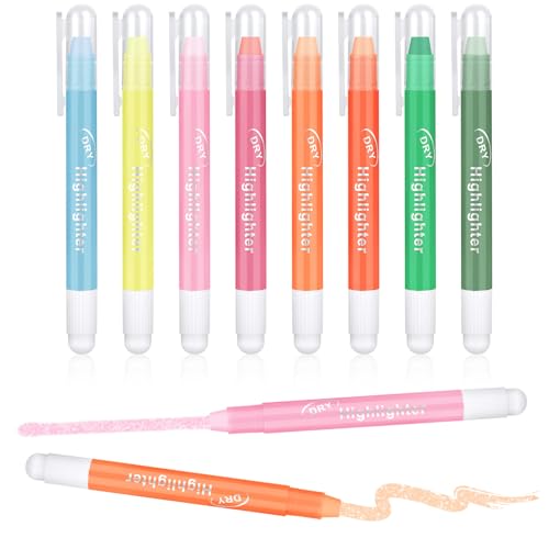 OFFCUP Bibel Textmarker 8 Farben Gel Textmarker Set Ungiftig Bibel Marker Stifte Bibelmarker Highlighter in Verschiedenen Farben zum Hervorheben Markieren für Schule, Büro, Zuhause OFFCUP Bibel Textmarker 8 Farben Gel Textmarker Set Ungiftig Bibel Marker Stifte Bibelmarker Highlighter in Verschiedenen Farben zum Hervorheben Markieren für Schule, Büro, Zuhause von OFFCUP