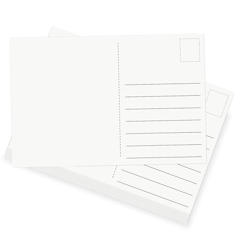 OFFCUP Blanko Postkarten, 54 Stück A6 Karteikarten Blanko, 15 x 10 cm DIY Papier Karten Weiße Ecken Bastelkarton Fotokarton zum Selbstgestalten, Beschriften Oder Bedrucken - Linien OFFCUP Blanko Postkarten, 54 Stück A6 Karteikarten Blanko, 15 x 10 cm DIY Papier Karten Weiße Ecken Bastelkarton Fotokarton zum Selbstgestalten, Beschriften Oder Bedrucken - Linien von OFFCUP