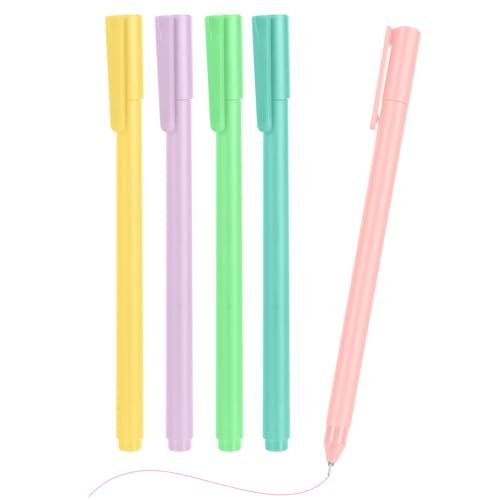 OFFCUP Gel Tintenstifte, 5pcs Aesthetic Kugelschreiber, 0.5mm niedlicher Gelschreiber, Pastell Roller Kugelschreiber Macaron Farbnachfüllungen Premium-Gelstifte OFFCUP Gel Tintenstifte, 5pcs Aesthetic Kugelschreiber, 0.5mm niedlicher Gelschreiber, Pastell Roller Kugelschreiber Macaron Farbnachfüllungen Premium-Gelstifte von OFFCUP