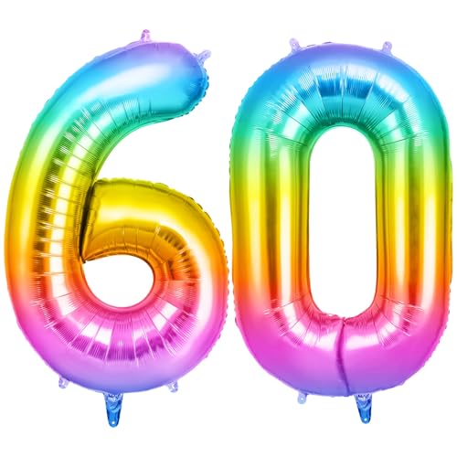 OFFCUP Zahlen Luftballon Jelly, Folienballon Zahl 60, 40 Zoll Helium Ballons Geburtstagsdeko Mädchen Junge Kindergeburtstag Party Deko Ballon Zahl Deko zum Geburtstag Silvester Neujahr OFFCUP Zahlen Luftballon Jelly, Folienballon Zahl 60, 40 Zoll Helium Ballons Geburtstagsdeko Mädchen Junge Kindergeburtstag Party Deko Ballon Zahl Deko zum Geburtstag Silvester Neujahr von OFFCUP