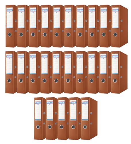 DONAU Master Ordner Breit 25er Pack/DIN A4 / 7,5 cm / 25 Stück/Kupfer/Kunststoffbezug PP/Carton Papier Schlitzordner Büroordner Aktenordner Ringordner/Grünen Punkt DONAU Master Ordner Breit 25er Pack/DIN A4 / 7,5 cm / 25 Stück/Kupfer/Kunststoffbezug PP/Carton Papier Schlitzordner Büroordner Aktenordner Ringordner/Grünen Punkt von OFFICER PRODUCTS