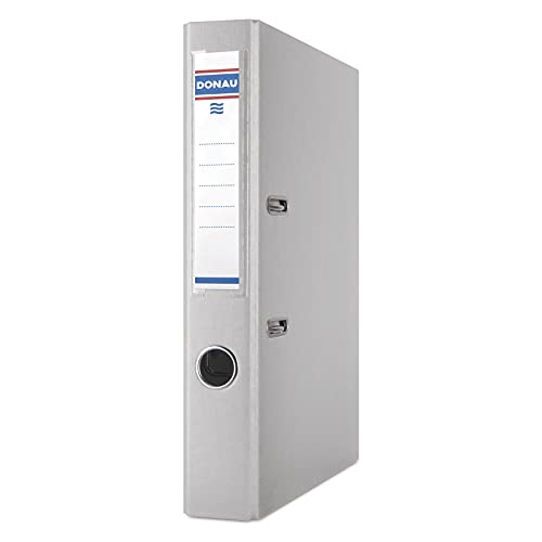 DONAU Master Ordner Schmal 25er Pack/DIN A4 / 5 cm / 25 Stück/Grau/Kunststoffbezug PP/Carton Papier Schlitzordner Büroordner Aktenordner Ringordner/Grünen Punkt DONAU Master Ordner Schmal 25er Pack/DIN A4 / 5 cm / 25 Stück/Grau/Kunststoffbezug PP/Carton Papier Schlitzordner Büroordner Aktenordner Ringordner/Grünen Punkt von OFFICER PRODUCTS