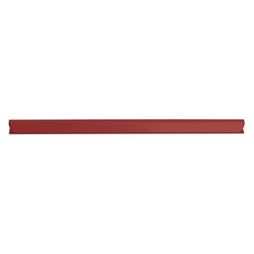 DONAU Universal Klemmschienen / 10 Stück/Klemmschiene DIN A4/ 8mm für circa 80 Blatt/Klemmleiste für Sichtschutzstreifen/Befestigungs-clips/PVC Kunststoff/Rot DONAU Universal Klemmschienen / 10 Stück/Klemmschiene DIN A4/ 8mm für circa 80 Blatt/Klemmleiste für Sichtschutzstreifen/Befestigungs-clips/PVC Kunststoff/Rot von OFFICER PRODUCTS