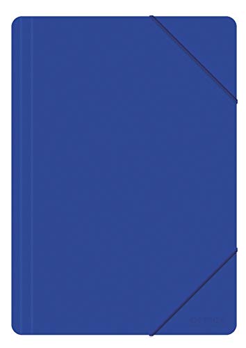 Dokumentenmappe Mit Gummiband OFFICE PRODUCTS A4 PP 500 Mikron 3 Klappen Blau / / Typ-3 Klappen/Art-Mit Gummiband/Material-Pp/Farbe-Blau/Format-A4 / Abmessungen (mm)-240x320 von OFFICER PRODUCTS