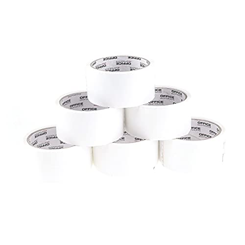 OFFICER PRODUCTS PRODUCTS 15025031-14 Verpackungsklebeband Farbe: Weiß/ 6 Rollen/Breite 48mm x Länge 46m/ Farbiges PP-Packband mit Acrylkleber/Verpackungsband Klebeband Paketklebeband/ OFFICER PRODUCTS PRODUCTS 15025031-14 Verpackungsklebeband Farbe: Weiß/ 6 Rollen/Breite 48mm x Länge 46m/ Farbiges PP-Packband mit Acrylkleber/Verpackungsband Klebeband Paketklebeband/ von OFFICER PRODUCTS