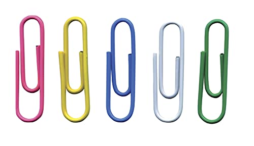 OFFICE PRODUCTS 18088849-99 Büroklammern Metallbriefklammern Bunte Lackiert im Beutel/ 28 mm - 500 Stück/Farbig Sortiert OFFICE PRODUCTS 18088849-99 Büroklammern Metallbriefklammern Bunte Lackiert im Beutel/ 28 mm - 500 Stück/Farbig Sortiert von OFFICER PRODUCTS