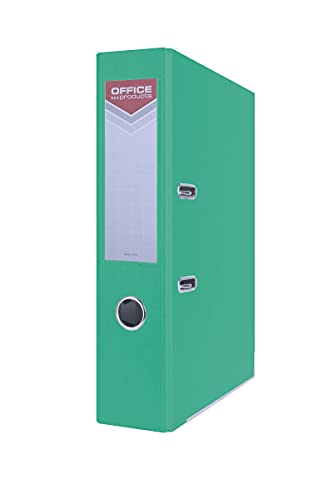 OFFICE PRODUCTS 21011221-12 Ordner A4/75 mm Türkis Kunststoffbezug PP/Papier Schlitzordner, Büroordner, Aktenordner Metall Kantenschutz Metallgefasstes Griffloch Hebelmechanik Einsteckrückenschild OFFICE PRODUCTS 21011221-12 Ordner A4/75 mm Türkis Kunststoffbezug PP/Papier Schlitzordner, Büroordner, Aktenordner Metall Kantenschutz Metallgefasstes Griffloch Hebelmechanik Einsteckrückenschild von OFFICER PRODUCTS