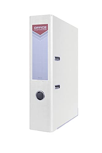 OFFICE PRODUCTS 21011221-14 Ordner A4/75 mm Weiß Kunststoffbezug PP/Papier Schlitzordner, Büroordner, Aktenordner Metall Kantenschutz Metallgefasstes Griffloch Hebelmechanik Einsteckrückenschild OFFICE PRODUCTS 21011221-14 Ordner A4/75 mm Weiß Kunststoffbezug PP/Papier Schlitzordner, Büroordner, Aktenordner Metall Kantenschutz Metallgefasstes Griffloch Hebelmechanik Einsteckrückenschild von OFFICER PRODUCTS