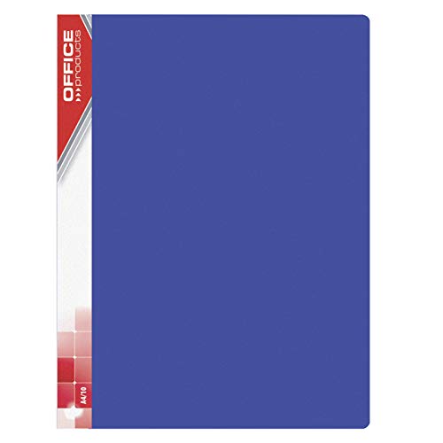 OFFICE PRODUCTS 21121011-01 Sichtmappe PP, A4, 520µ, 10 Prospekthüllen, blau OFFICE PRODUCTS 21121011-01 Sichtmappe PP, A4, 520µ, 10 Prospekthüllen, blau von OFFICER PRODUCTS