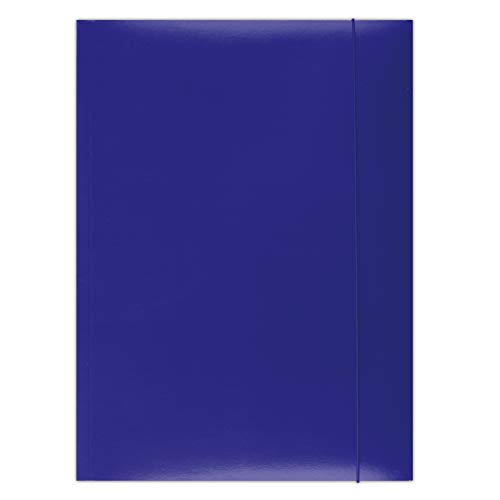 OFFICE PRODUCTS 21191131-01 Mappe mit Gummiband Karton, A4, Grammatur 300 g/m², 3 Klappen, blau OFFICE PRODUCTS 21191131-01 Mappe mit Gummiband Karton, A4, Grammatur 300 g/m², 3 Klappen, blau von OFFICER PRODUCTS