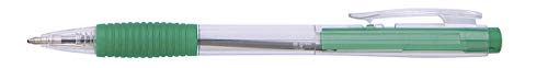 OFFICER PRODUCTS Kugelschreiber Druckkugelschreiber Classic/Farbe: Grün/ ‎50 Stück (1er Pack)/ Strichstärke: 0,5 mm Kugeldurchmesser: 0,7 mm/Soft Feel Grip von OFFICER PRODUCTS