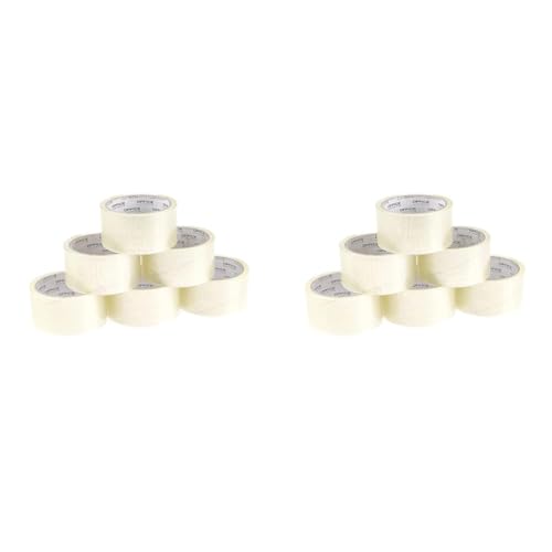 OFFICER PRODUCTS 15025031-90 Verpackungsklebeband Farbe: Transparent/ 6 Rollen/Breite 48mm x Länge 46m/ Farbiges PP-Packband mit Acrylkleber/Verpackungsband Klebeband Paketklebeband/ (Packung mit 2) von OFFICER PRODUCTS