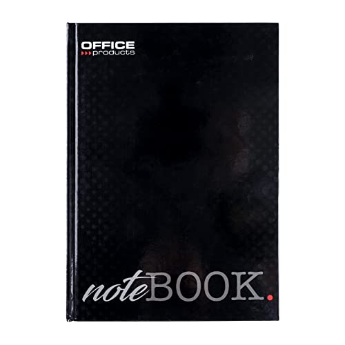 OFFICER PRODUCTS 16031211-99 Notizbuch A5 Kariert Hardcover / 192 Seiten - 96 Blatt/Notizblöcke Notebook Journal Tagebuch Schreibblock Schulheft von OFFICER PRODUCTS