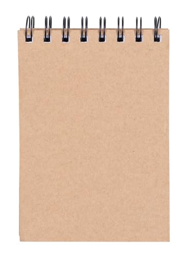 OFFICER PRODUCTS Journal Spiral-Notizblock Klein / A6 Kariert Kraft Cover/ 8er Packung - 8 Stück / 80 Blatt pro Block/Mini Notizbuch/Spiralblock Collegeblock/mit Spiralbindung/Schulblock Schreib OFFICER PRODUCTS Journal Spiral-Notizblock Klein / A6 Kariert Kraft Cover/ 8er Packung - 8 Stück / 80 Blatt pro Block/Mini Notizbuch/Spiralblock Collegeblock/mit Spiralbindung/Schulblock Schreib von OFFICER PRODUCTS