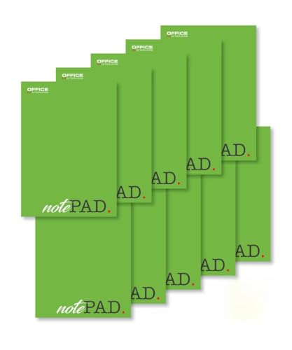 OFFICER PRODUCTS Notizblock A5 Kariert / 10er Packung - 10 Stück / 50 Blatt / 100 Seiten/Briefblock Notiz-Block Papierblock/für Schule und Büro/Oben Geklebt OFFICER PRODUCTS Notizblock A5 Kariert / 10er Packung - 10 Stück / 50 Blatt / 100 Seiten/Briefblock Notiz-Block Papierblock/für Schule und Büro/Oben Geklebt von OFFICER PRODUCTS